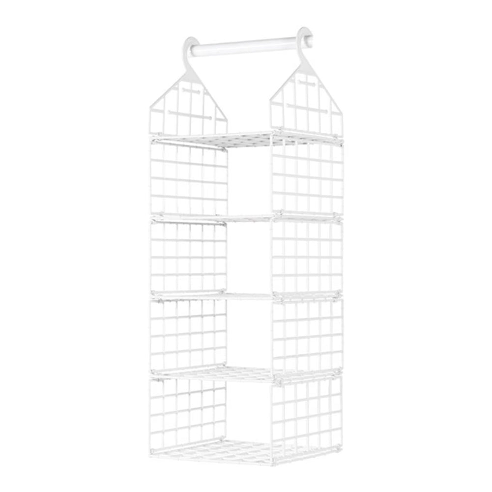 ClosetMax™ Foldable Hanging Organizer – Multi-Tier Space Saver for Pajamas, Coats, Sweaters & More