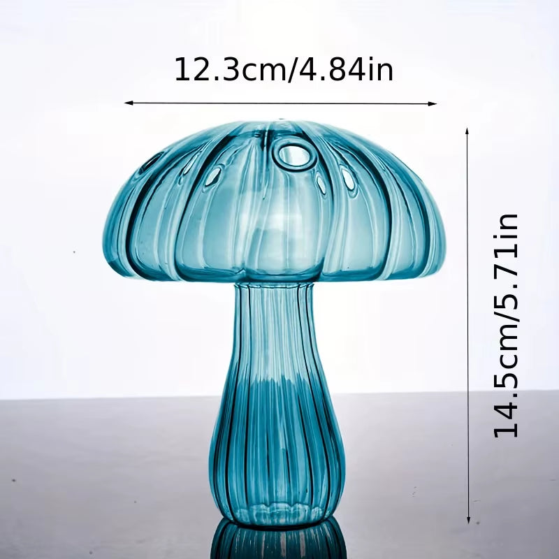 Glass Modern Mushroom Vase