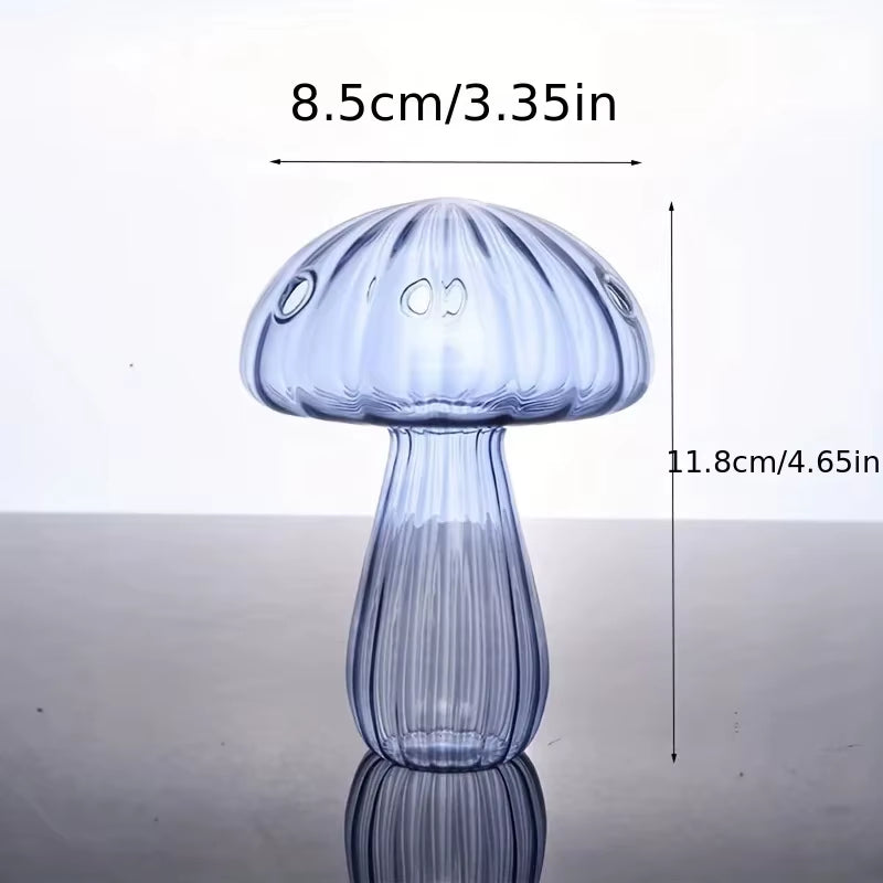 Glass Modern Mushroom Vase