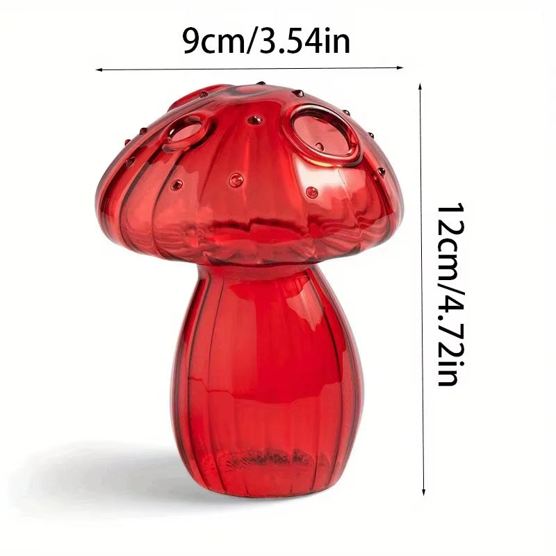 Glass Modern Mushroom Vase