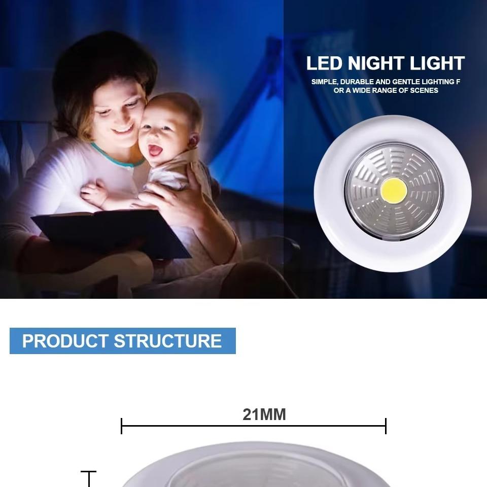 Battery-Powered Stick-On Lamps