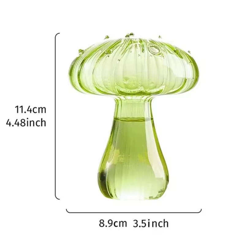 Glass Modern Mushroom Vase