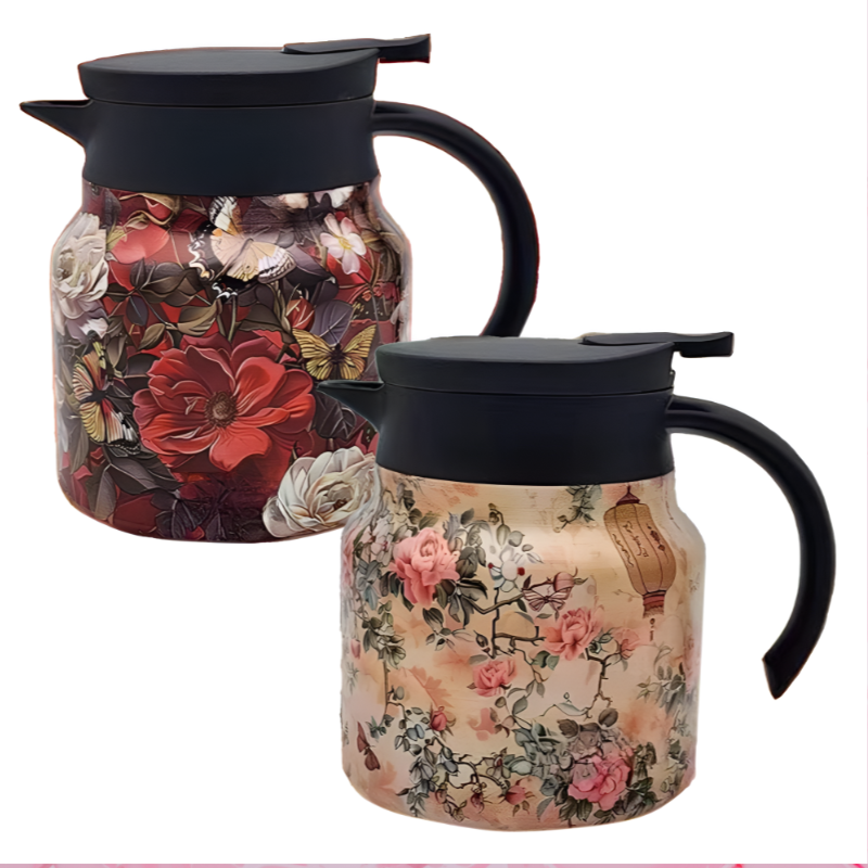 Vintage Thermal Insulation Tea & Coffee Pot – Keep Your Drinks Hot in Style